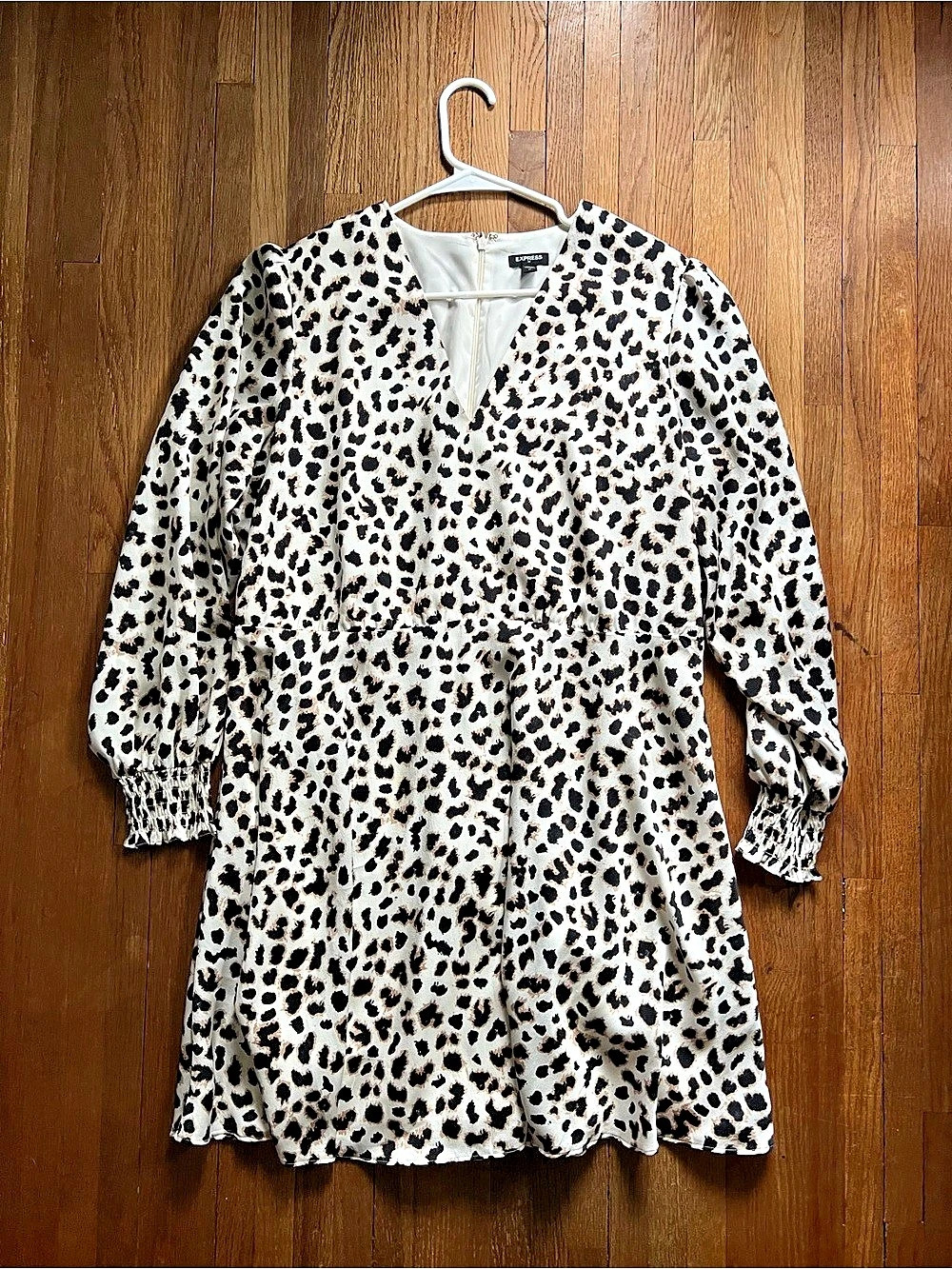 Express Animal Print Mini Dress